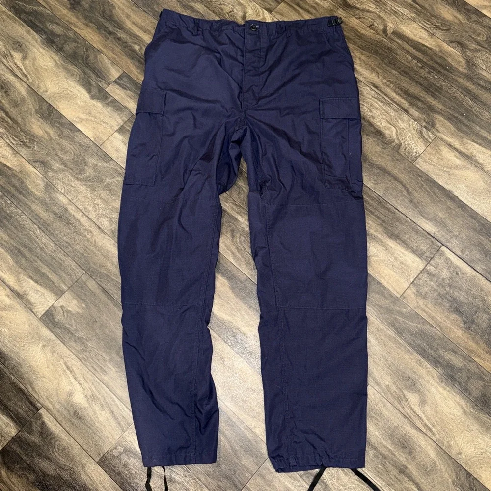 PROPPER Tactical Pants Cargo Utility Ripstop Adjustable Men's Sz XL/L Navy Blue